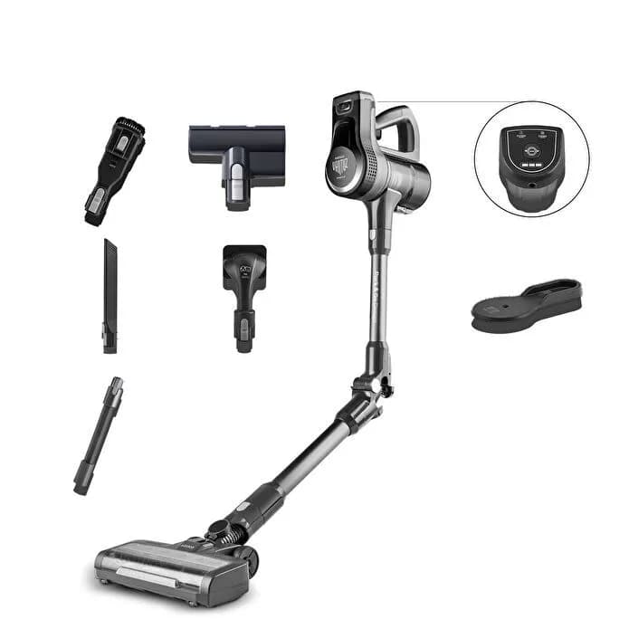 Karaca Vantuz Power Up Pro Dikey Süpürge Black Chrome