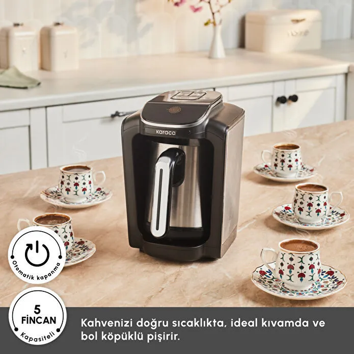 Karaca Hatır Neo Inox Çelik Cezveli Türk Kahve Makinesi - 4