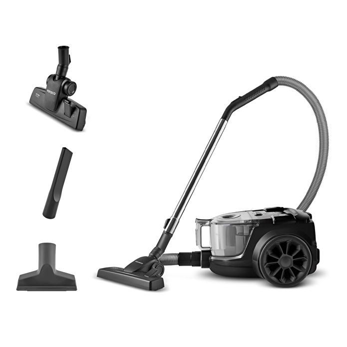 Karaca Vantuz Action Force X10 2 Lt Toz Torbasız Hazneli Elektrikli Süpürge Black 899 W - 3