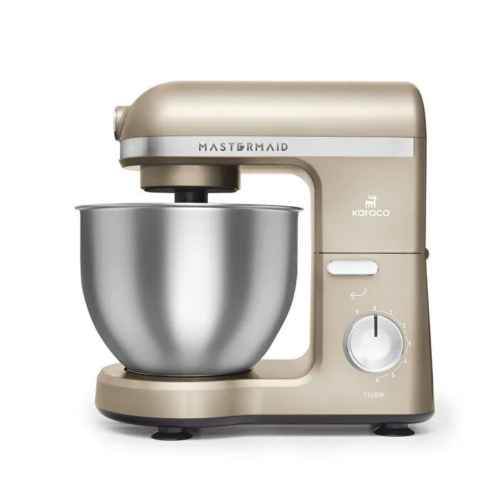 Karaca Mastermaid Chef Pro Çift Kollu Hamur Yoğurma Makinesi Iconic Beige 1500W 5L - 3