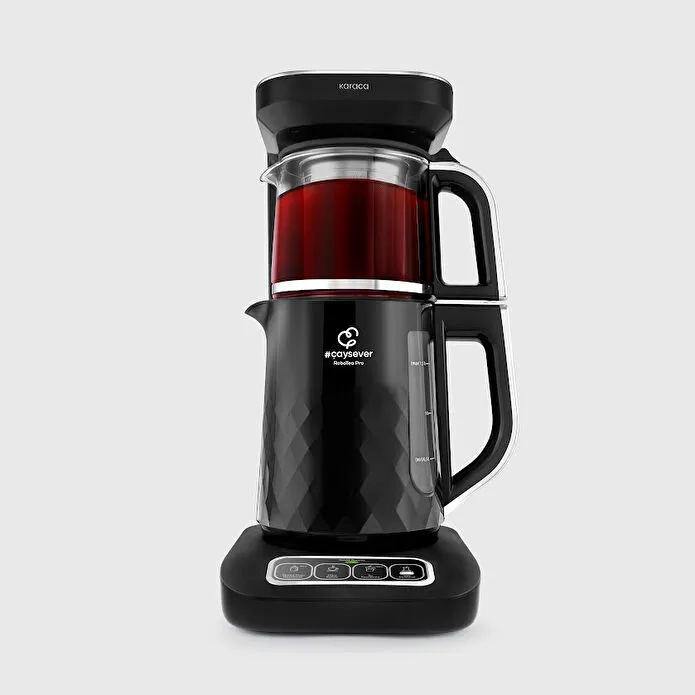 Karaca Çaysever Robotea Pro Quartz 4 in 1 Konuşan Çay Makinesi Black Chrome - 3